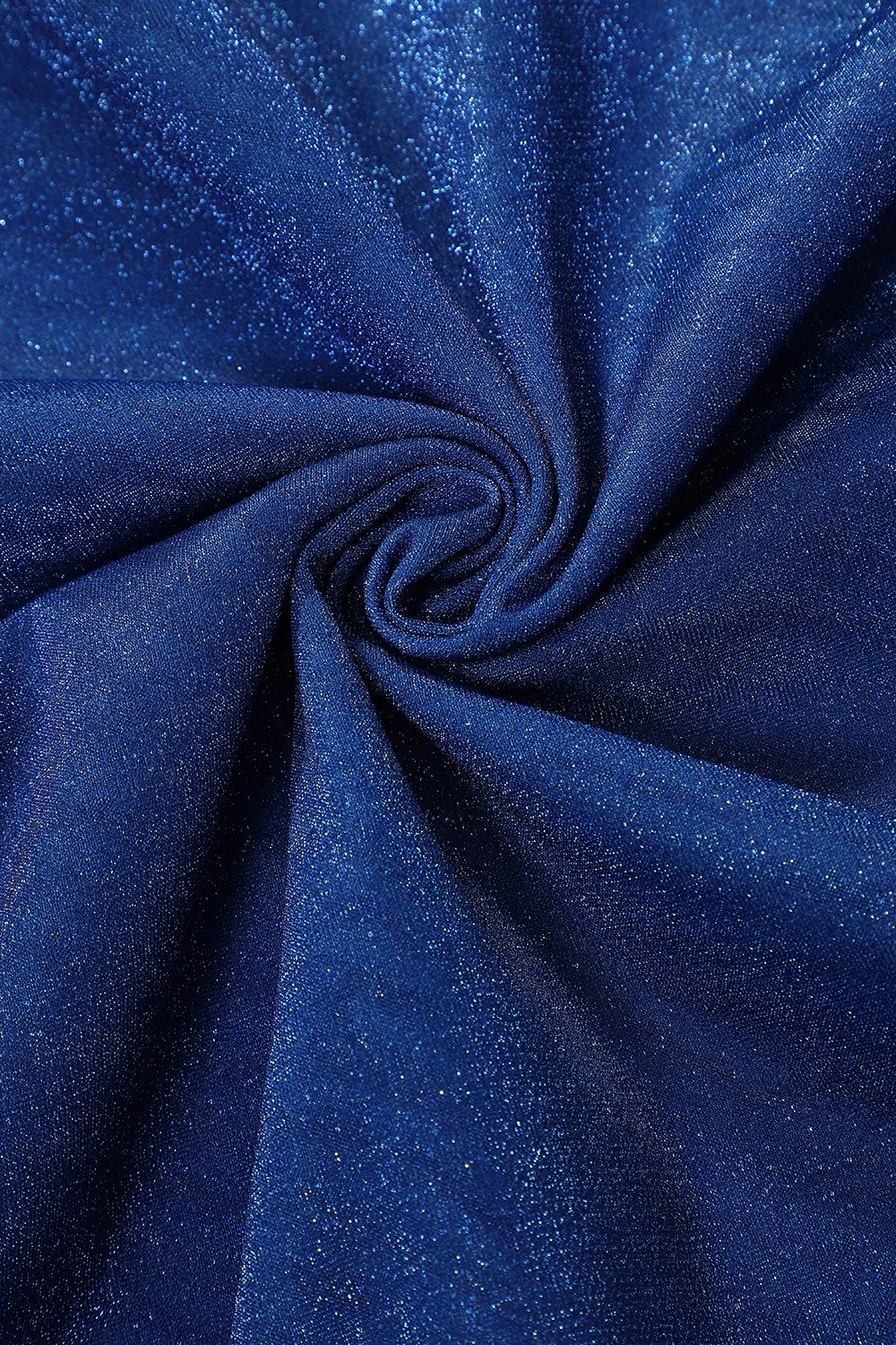 Glitter Royal Blue Long Ball Dress