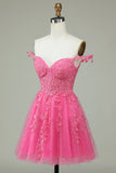Cute A Line Spaghetti Straps Mint Short Cocktail Dress with Appliques