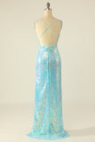 Lavender Sequin Ball Dress with Fringes