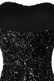 Royal Blue Sweetheart Sequins Tight Cocktail Dress