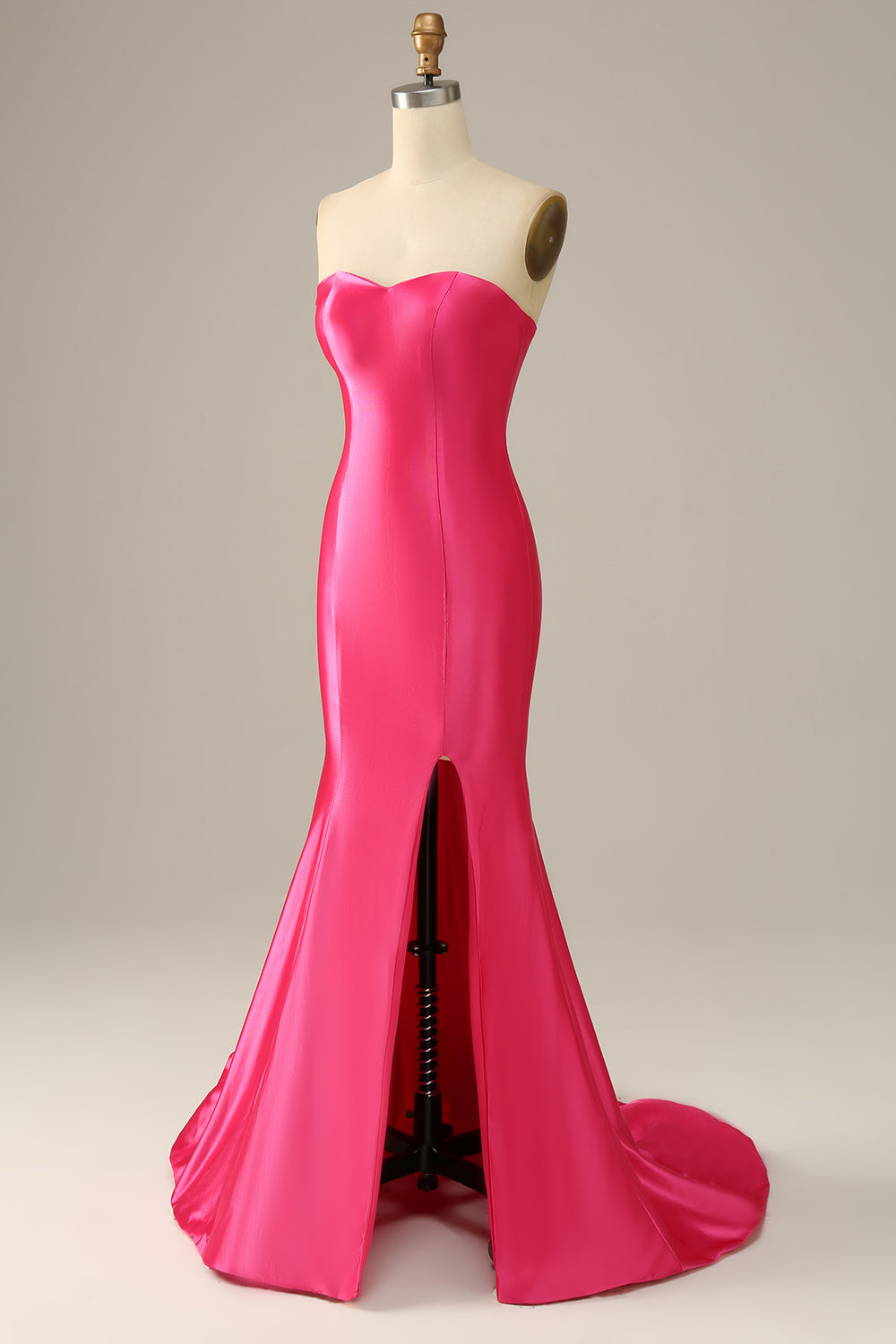 Fuchsia Sweetheart Mermaid Ball Dress