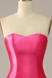 Fuchsia Sweetheart Mermaid Ball Dress