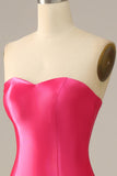 Fuchsia Sweetheart Mermaid Ball Dress
