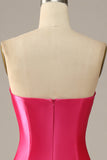 Fuchsia Sweetheart Mermaid Ball Dress