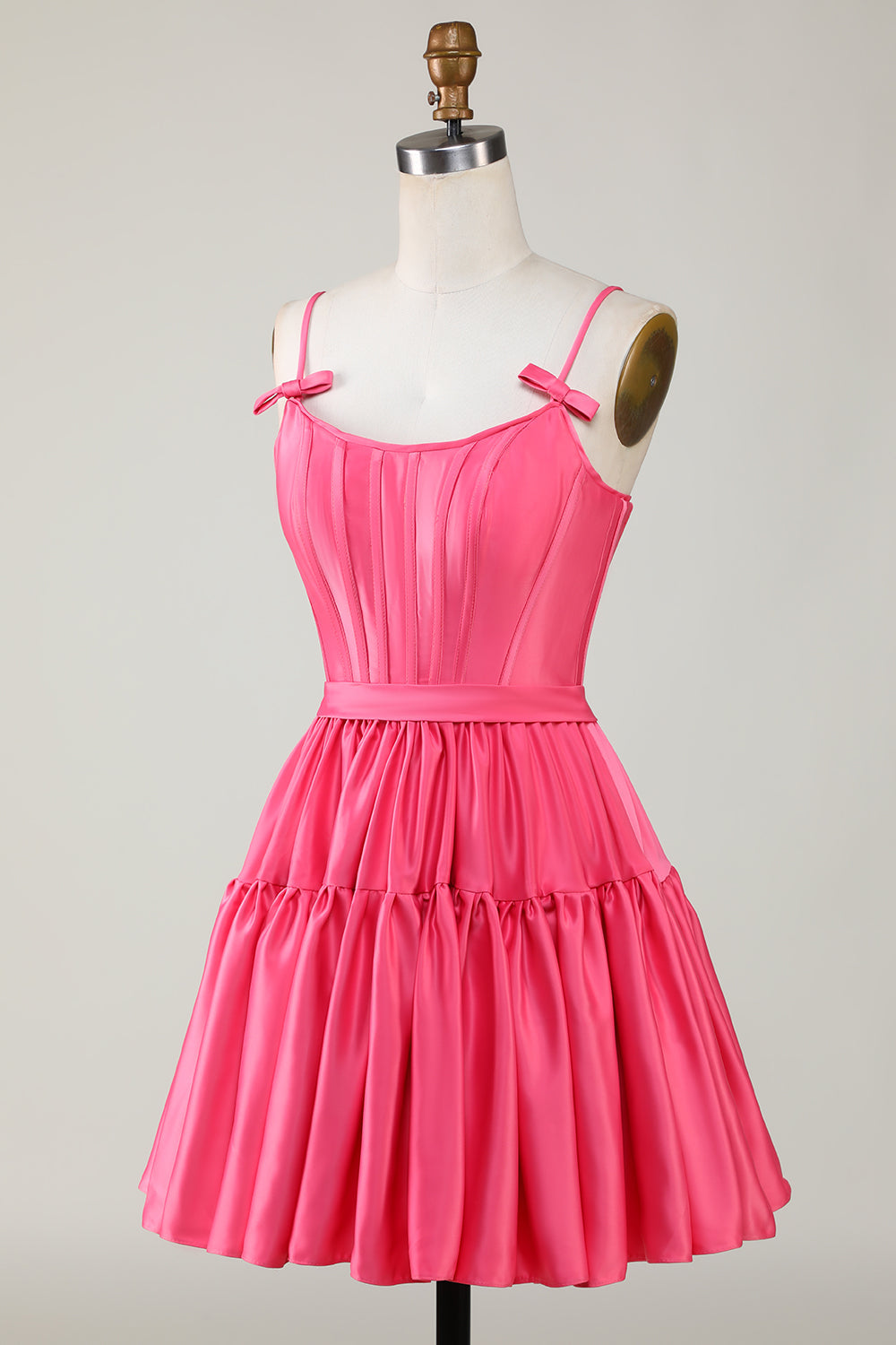 Trendy A-Line Spaghetti Straps Black Short Cocktail Dress