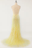 Spaghetti Straps Mermaid Ball Dress