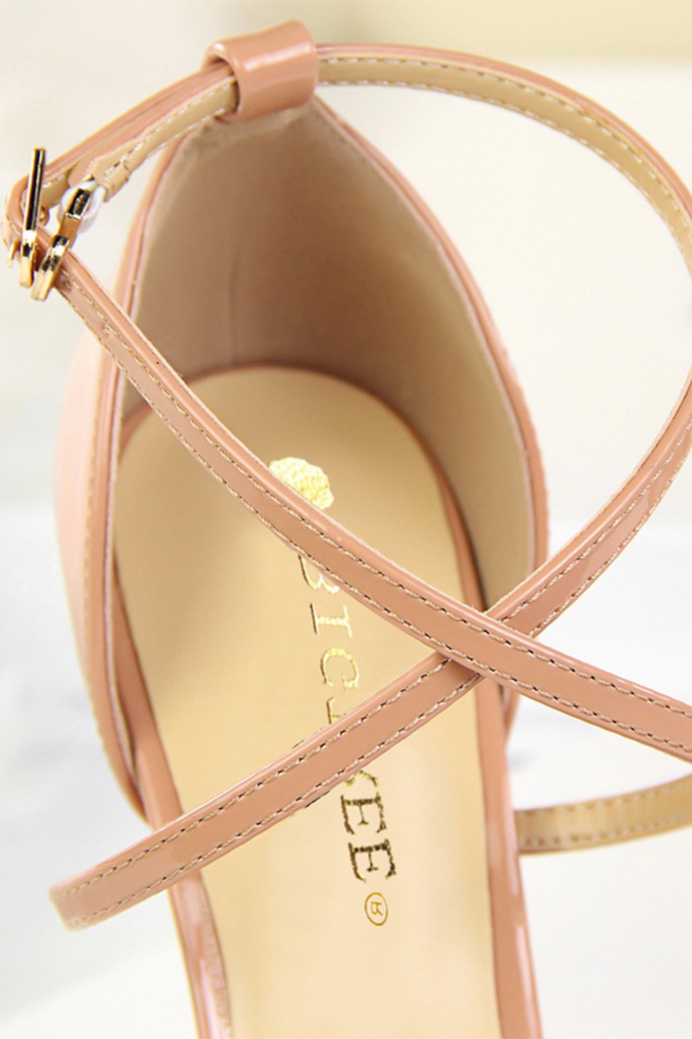 Black Buckle  Stiletto Heel Sandals Pumps