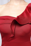 One-Shoulder Simple Ball Dress