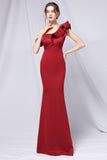 One-Shoulder Simple Ball Dress