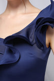 One-Shoulder Simple Ball Dress