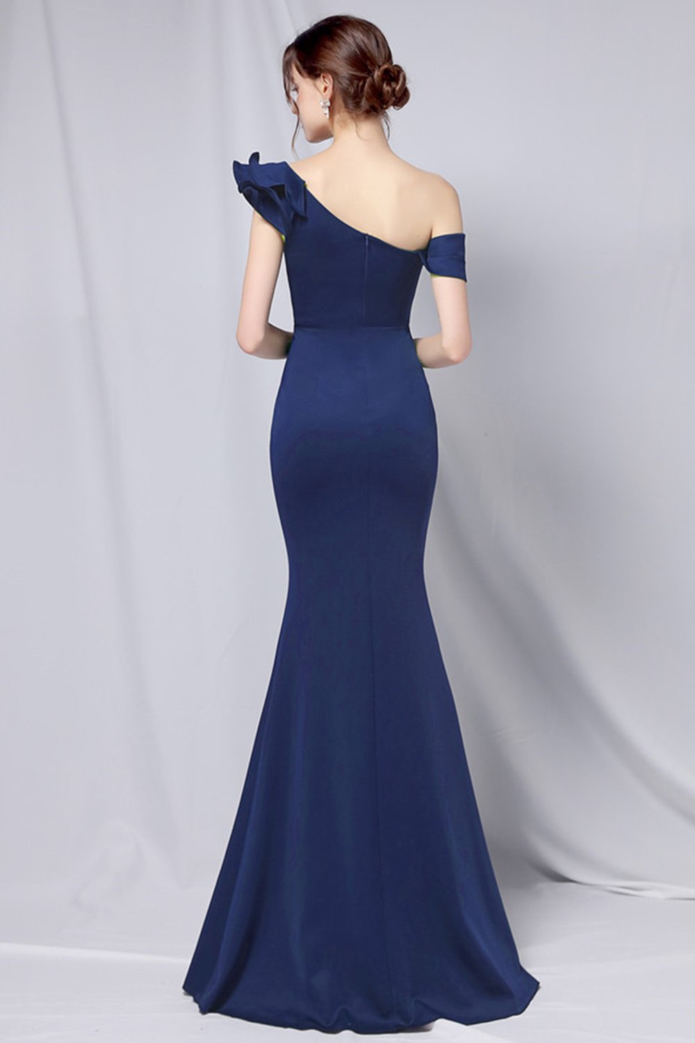One-Shoulder Simple Ball Dress