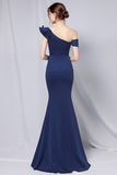 One-Shoulder Simple Ball Dress
