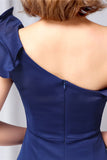 One-Shoulder Simple Ball Dress