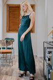 Burgundy Simple Long Bridesmaid Dress