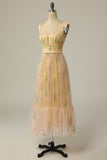 Princess A Line Sweetheart Light Purple Long Ball Dress with Embroidery