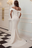 One Shoulder Mermaid Burgundy Ball Dress