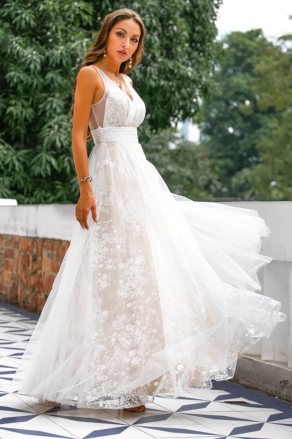 Lace Long Ball Dress
