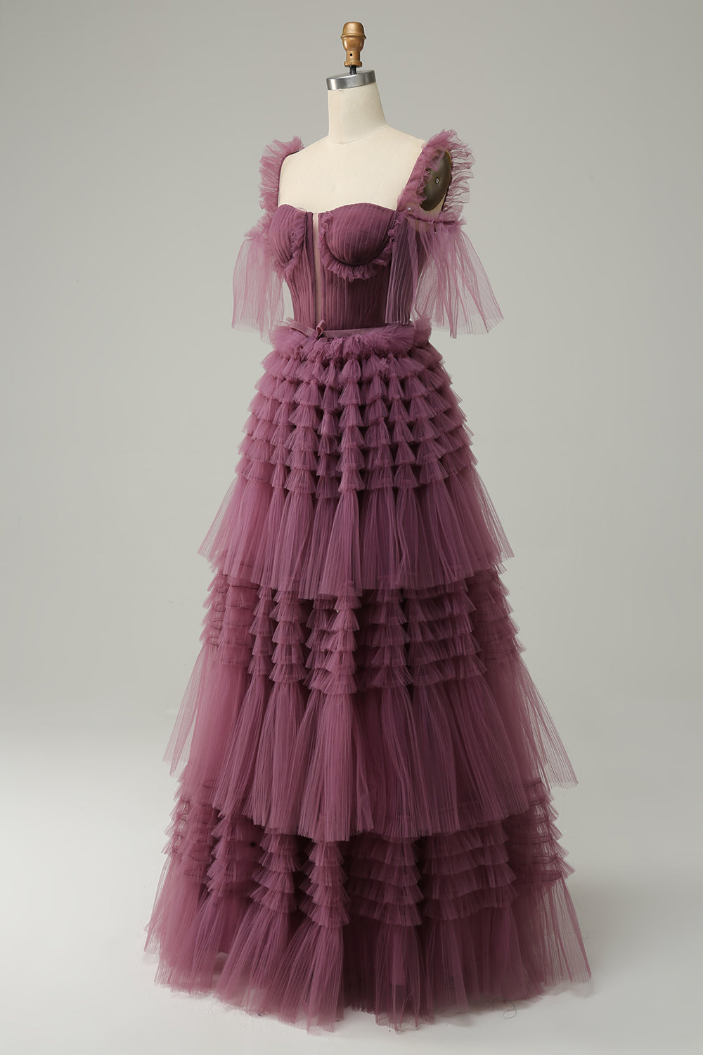 Mavue A Line Sweetheart Long Ball Dress