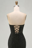 Purple Sweetheart Neck Mermaid Ball Dress With Appliques