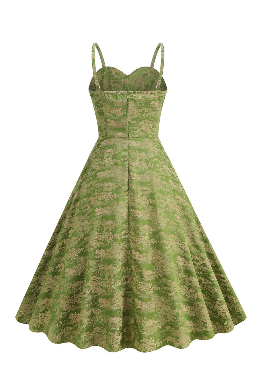 Buy Green Vintage Dresses Online | ZAPAKA  ZAPAKA NZ