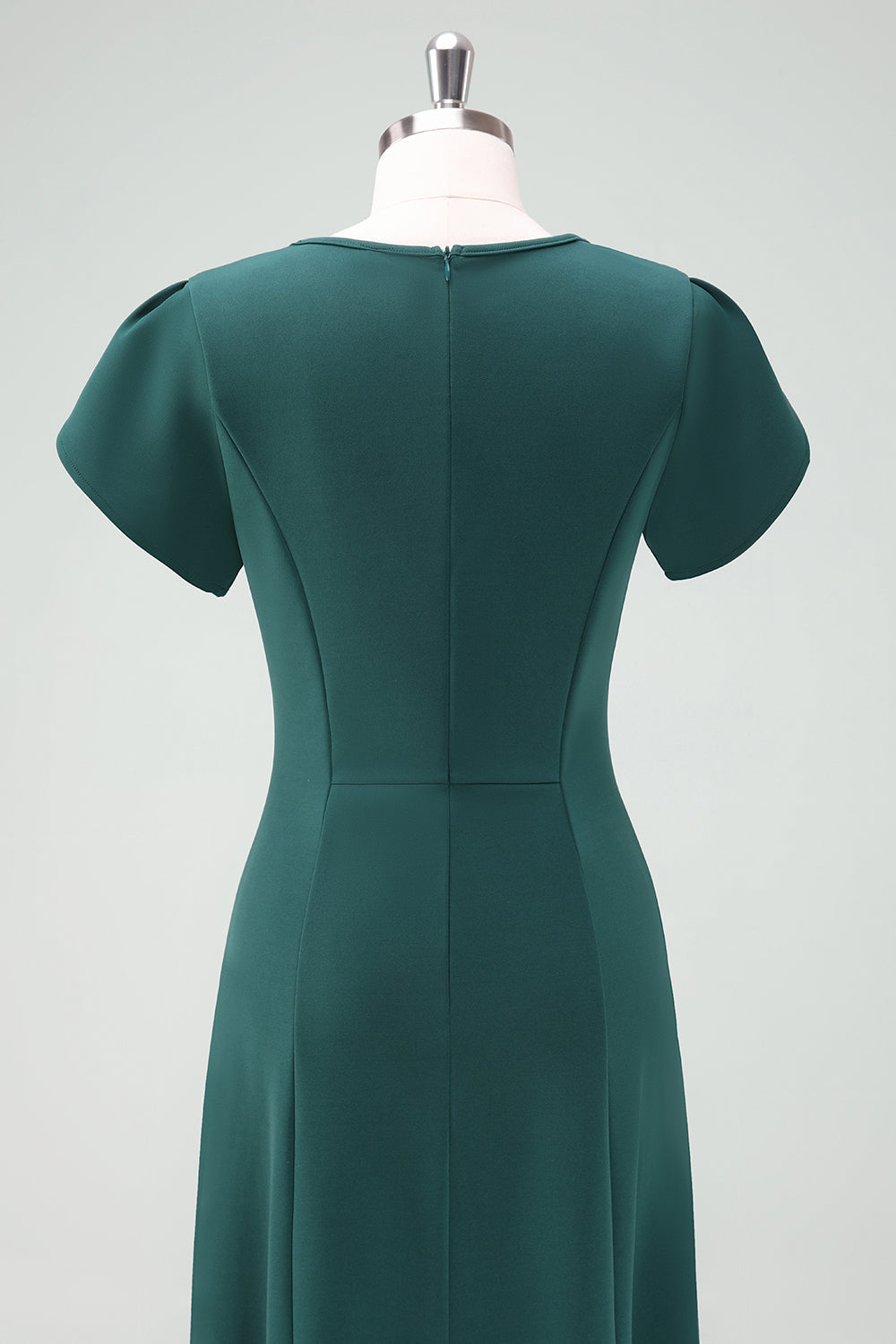 Zapaka Women Dark Green Cocktail Dress with Short Sleeves V-Neck A-Line Party Dress ZAPAKA NZ Zapaka Women Dark Green Cocktail Dress with Short Sleeves V-Neck A-Line Party Dress ZAPAKA NZ
