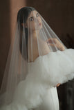 Multi Layer Ruffled Fluffy Bridal Veil