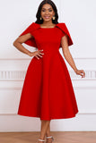 Fashion Elegant Socialite Banquet Party Big Skewer Dress Poncho Dress