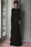 Blush Lace Sheath Mother Of The Bride Dress with Long Sleeves