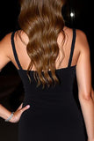 Bodycon Knee-Length Black Cocktail Dress