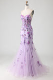 Blush Mermaid Corset Beaded Long Plus Size Prom Dress with Sequins