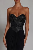 Black Sweetheart Mermaid Maxi Dress