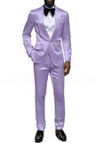 2 Piece Champagne Shawl Lapel One Button Men's Prom Suits