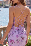 Blush Bodycon Halter Neck Sheer Corset Sequins Homecoming Dress