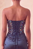 Sweetheart Champagne Sequins Bodycon Mini Party Dress