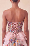 Sage Green Sweetheart Corset A-Line Short Ball Dress with Sequins