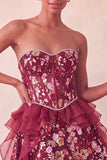 Sage Green Sweetheart Corset A-Line Short Ball Dress with Sequins