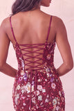 Pink Corset Bodycon Ruched Short Party Dress with Sequins