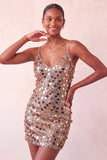 Sparkly Silver Bodycon Lace Up Back Short Party Dress with Sequins