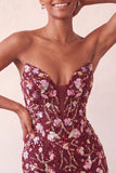 Pink Sweetheart Bodycon Sequin Short Party Dress with Lace Up Back