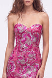 Strapless Green Bodycon Sequins Short Homecoming Dress with Lace Up Back
