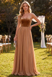 Khaki Halter Neck A-Line Maxi Dress with Beading