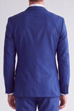 Royal Blue 2 Piece Peak Lapel Double Breasted Men's Prom Suits