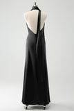 Peacock Sheath V-Neck Backless Wedding Guest Dress with Slit