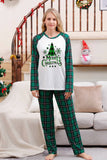 Plaid Matching Family Christmas Pajamas Sets