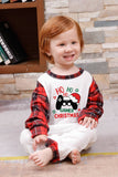 Family Red Plaid Merry Christmas Pajama Sets