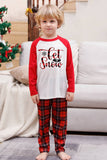 Family Red Plaid Merry Christmas Pajama Sets