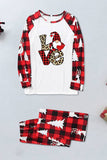 Plaid Printed Family Christmas Pajamas