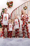 Plaid Matching Family Christmas Pajamas with Snowflake