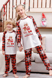 Plaid Matching Family Christmas Pajamas with Snowflake