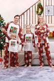 Plaid Matching Family Christmas Pajamas with Snowflake